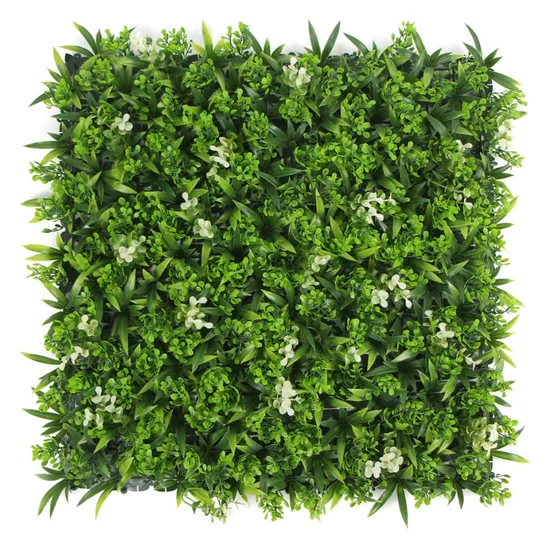 Оптовая продажа пластиковый садовый забор искусственная изгородь плюща листьев для украшения стен